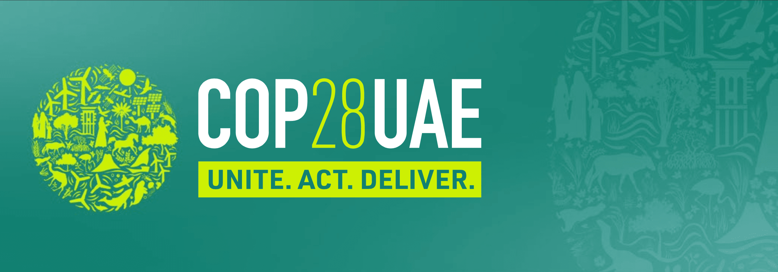 COP 28 UAE banner